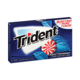 MONDELEZ INTERNATIONAL Trident® 20902517 Sugar-Free Gum, Perfect Peppermint, 14 Pieces/Pack, 12 Packs/Carton