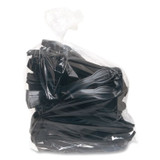 WNA, INC. A7TSBL Caterline Tongs, Plastic, 9", Black, 48/Carton