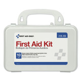FIRST AID ONLY, INC. 238AN ANSI-Compliant First Aid Kit, 64 Pieces, Plastic Case