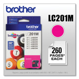 BROTHER INTL. CORP. LC201M LC201M Innobella Ink, 260 Page-Yield, Magenta
