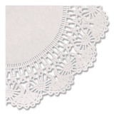 HOFFMASTER 500238 Cambridge Lace Doilies, Round, 10", White, 1,000/Carton