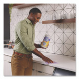 RECKITT BENCKISER LYSOL® Brand 81700 Dual Action Disinfecting Wipes, 1-Ply, 7 x 7.25, Citrus, White/Purple, 75/Canister