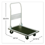 SAFCO PRODUCTS 4072 Tuff Truck Platform Truck, 400 lb Capacity, 29 x 18.75, Gray