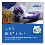 KIMBERLY-CLARK PROFESSIONAL Kimtech™ 34155 Kimwipes Delicate Task Wipers, 1-Ply, 4.4 x 8.4, Unscented, White, 286/Box