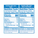 KRAFT FOODS, INC Capri Sun® 22000720 100% Juice Pouches Variety Pack, 6 oz, 40 Pouches/Carton