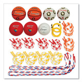 CHAMPION SPORT Sports UPGSET2 Physical Education Kit with 7 Balls, 14 Jump Ropes, Assorted Colors