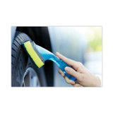 3M/COMMERCIAL TAPE DIV. Scotch-Brite® 6504EA Soap-Dispensing Dishwand, 2.5 x 9.5, Yellow/Green