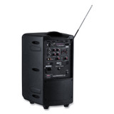 NATIONAL PUBLIC SEATING Oklahoma Sound® PRA8000PRA87 Wireless PA System with Wireless Headset Microphone, 40 W, Black