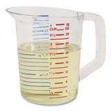 RUBBERMAID COMMERCIAL PROD. 3216 CLE Bouncer Measuring Cup, 32 oz, Plastic, Clear