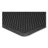 APACHE MILLS 052023 Bubble Flex Anti-Fatigue Mat, Rectangular, Black Crush-Resistant Non-Slip Surface, 36" x 48"
