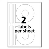 AVERY PRODUCTS CORPORATION 5698 Laser CD Labels, Matte White, 100/Pack