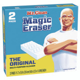 PROCTER & GAMBLE Mr. Clean® 43515 Magic Eraser, 4.6 x 2.3, 1" Thick, White, 2/Pack, 12 Packs/Carton