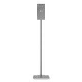 HON COMPANY STANDP8T Hand Sanitizer Station Stand, 12 x 16 x 54, Silver