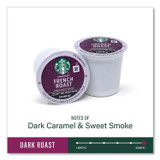 STARBUCKS COFFEE COMPANY 22002159 French Roast K-Cups, 72/Carton