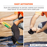 TENACIOUS HOLDINGS, INC. ergodyne® 12665 Chill-Its 8939 Cooling Bucket Hat, Polyester/Spandex, One Size Fits Most, Navy