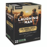KEURIG DR PEPPER Laughing Man® Coffee Company 8337 Colombia Huila K-Cup Pods, 22/Box