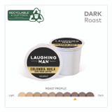 KEURIG DR PEPPER Laughing Man® Coffee Company 8337 Colombia Huila K-Cup Pods, 22/Box