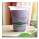 WORLD CENTRIC CPCS12 PLA Clear Cold Cups, 12 oz, Plastic, Clear, 1,000/Carton