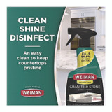 WEIMAN 109 Granite Cleaner and Polish, Citrus Scent, 24 oz Spray Bottle, 6/Carton