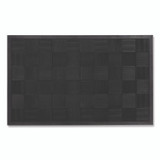 MILLENNIUM MAT COMPANY Guardian PARQUET3X5 Parquet Scraper Mat, Black Blade Ribbed Rubber Surface, 36" x 60"