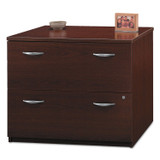 BUSH INDUSTRIES WC36754SU Series C Lateral File, 2 Legal/Letter/A4/A5-Size File Drawers, Mahogany, 35.75" x 23.38" x 29.88"