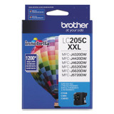BROTHER INTL. CORP. LC205C LC205C Innobella Super High-Yield Ink, 1,200 Page-Yield, Cyan