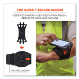 TENACIOUS HOLDINGS, INC. ergodyne® 19144 Squids 5545 Arm and Wrist Scanner Mount, Medium, 7 x 8.5 x 1.5, Elastic, Black