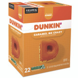 KEURIG DR PEPPER Dunkin'® 1277 K-Cup Pods, Caramel Me Crazy, 22/Box