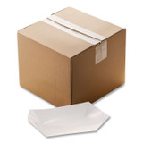 PACTIV EVERGREEN CORPORATION 23863 Paperboard Food Tray, #12 Beers Tray, 6 x 4 x 1.5, White, Paper, 300/Carton