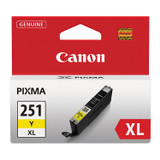 INNOVERA Canon® 6451B001 6451B001 (CLI-251XL) ChromaLife100+ High-Yield Ink, 695 Page-Yield, Yellow