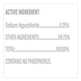 CLOROX SALES CO. Healthcare® 32409 Spore Defense Cleaner Disinfectant, Open System, 1 gal Refill Bottle, 4/Carton