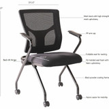 Lorell 62019 Lorell Conjure Mesh Training Chairs with Arms Lorell 62019 Lorell Conjure Mesh Training Chairs with Arms