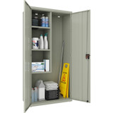 Lorell 00019 Lorell Fortress Series Janitorial Cabinet