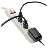 Tripp Lite by Eaton TLP712 Tripp Lite by Eaton Protect It! 7-Outlet Surge Protector, 12 ft. Cord, 1080 Joules, Diagnostic LED, Light Gray Housing