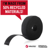 Velcro Companies VELCRO® 30188 VELCRO® Strap,Adjustable,Reusable,Recycled,1"x10',Black Velcro Companies VELCRO® 30188 VELCRO® Strap,Adjustable,Reusable,Recycled,1"x10',Black