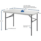 Lorell 66657 Lorell Ultra-Lite Banquet Table Lorell 66657 Lorell Ultra-Lite Banquet Table