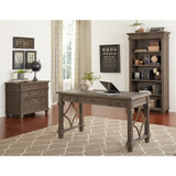Martin Furniture Martin IMCA384T Martin Carson Sit/Stand Desk Top, 3 Utility Drawers, Power Center Sold with 384B Martin Furniture Martin IMCA384T Martin Carson Sit/Stand Desk Top, 3 Utility Drawers, Power Center Sold with 384B