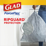 The Clorox Company Glad 78899BD Glad ForceFlex Tall Kitchen Drawstring Trash Bags