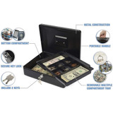 Carl Manufacturing USA, Inc CARL 82012 CARL Bill Tray Steel Security Cash Box