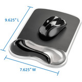 ACCO Brands Corporation Kensington 62399 Kensington Duo Gel Mouse Wrist Rest Wave