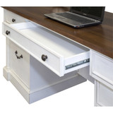 Martin Furniture Martin IMDU680 Martin Double Pedestal Executive Desk 7-Drawer Martin Furniture Martin IMDU680 Martin Double Pedestal Executive Desk 7-Drawer