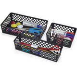 Officemate, LLC Officemate 26201 Officemate Recycled Supply Baskets, 3PK
