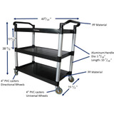 Lorell 03610 Lorell X-tra Utility Cart