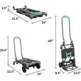 Dorel Industries, Inc Cosco 12222PBG1E Cosco Shifter Hand Truck & Cart