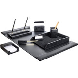 Dacasso Limited, Inc Dacasso D1012 Dacasso Leather 8-Piece Desk Set Dacasso Limited, Inc Dacasso D1012 Dacasso Leather 8-Piece Desk Set