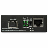 StarTech.com MCM1110MMLC StarTech.com Gigabit Ethernet Fiber Media Converter - Compact - 850nm MM LC - 550m - With MM SFP Transceiver StarTech.com MCM1110MMLC StarTech.com Gigabit Ethernet Fiber Media Converter - Compact - 850nm MM LC - 550m - With MM SFP Transceiver