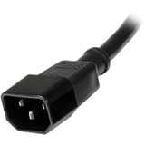 StarTech.com PXT100143 StarTech.com 3ft (1m) Heavy Duty Extension Cord, IEC C14 to IEC C13 Black Extension Cord, 15A 125V, 14AWG, Heavy Gauge Power Cable StarTech.com PXT100143 StarTech.com 3ft (1m) Heavy Duty Extension Cord, IEC C14 to IEC C13 Black Extension Cord, 15A 125V, 14AWG, Heavy Gauge Power Cable