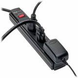 Tripp Lite by Eaton Tripp Lite series TLP606B Eaton Tripp Lite Series Protect It! 6-Outlet Surge Protector, 6 ft. Cord, 790 Joules, Diagnostic LED, Black Housing Tripp Lite by Eaton Tripp Lite series TLP606B Eaton Tripp Lite Series Protect It! 6-Outlet Surge Protector, 6 ft. Cord, 790 Joules, Diagnostic LED, Black Housing