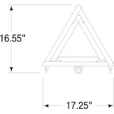 Deflecto, LLC Deflecto 73071100 Deflecto Emergency Warning Triangle Kit