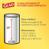 The Clorox Company Glad 79114 Glad ForceFlex Tall Kitchen Drawstring Trash Bags